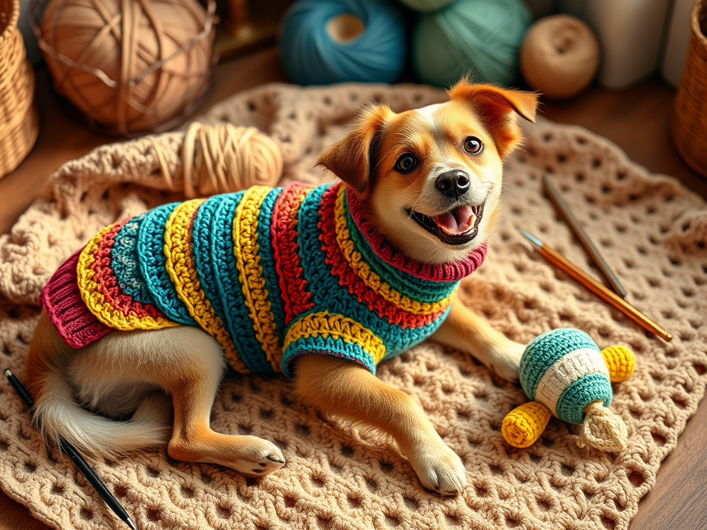 Creating Cozy Crochet Items for Pets
