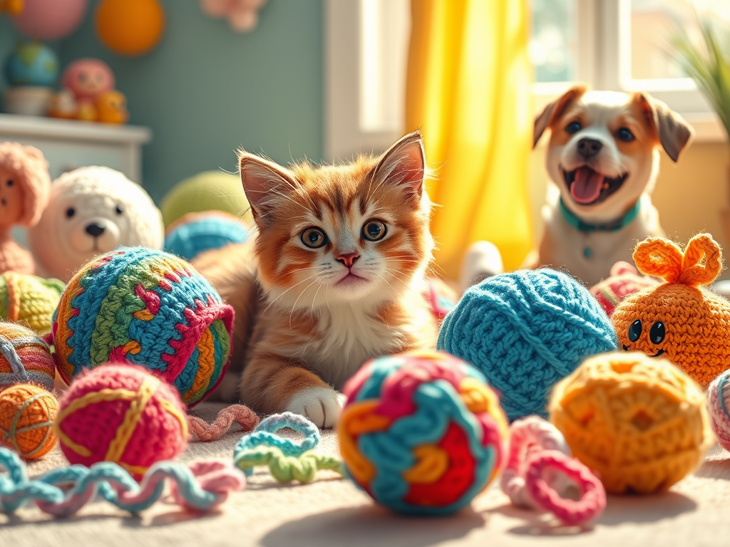 5 Easy Crochet Patterns for Handmade Pet Toys